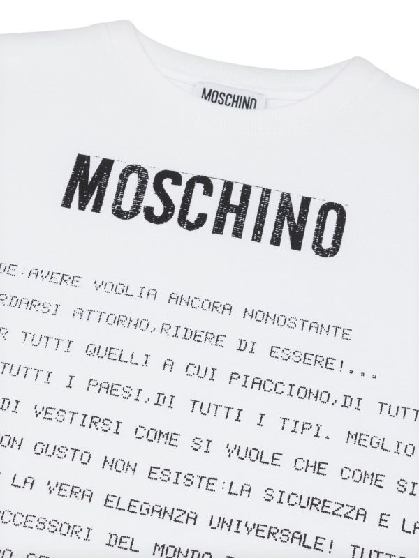 Maxi t-shirt moschino