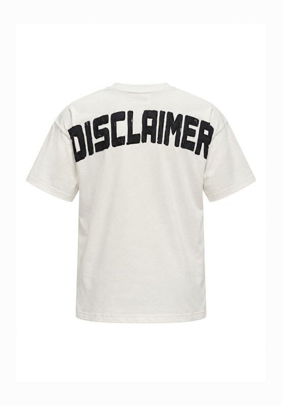 T-shirt disclaimer